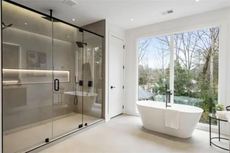 Furnished interior view inside a new home in , Brookhaven (Image 18).