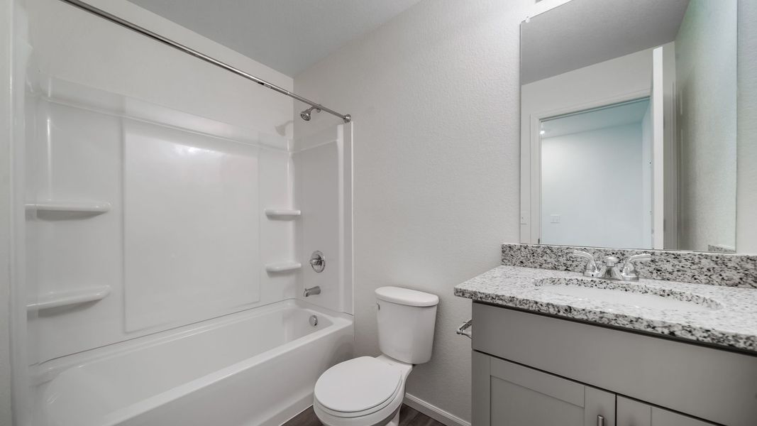 Furnished interior view inside a new home in Banning Lewis Ranch, Colorado Springs (Image 9).