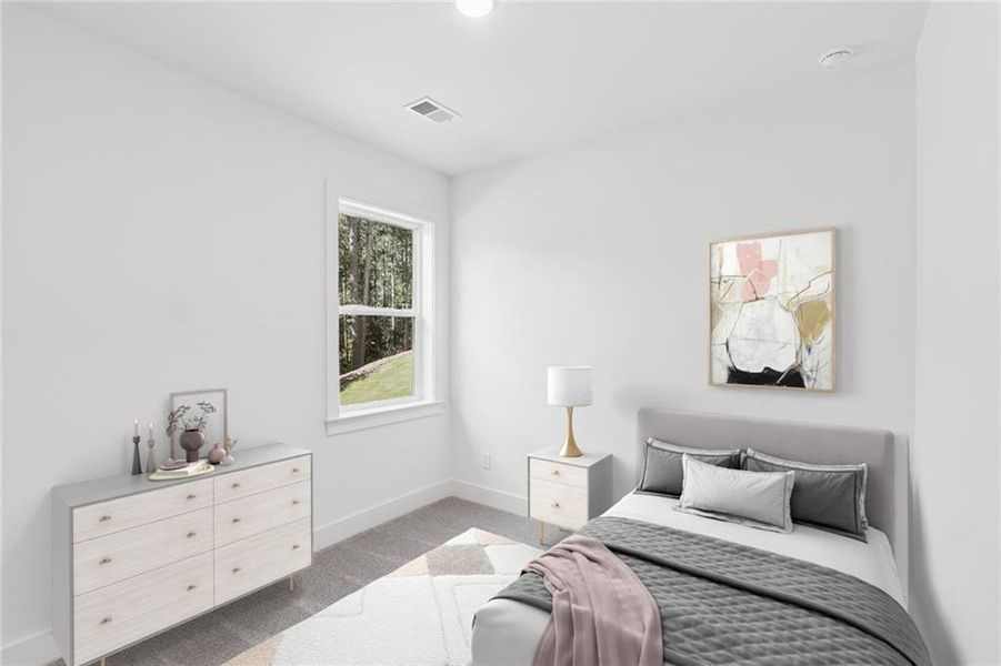 Furnished interior view inside a new home in Old Mill Preserve, Dallas (Image 9).