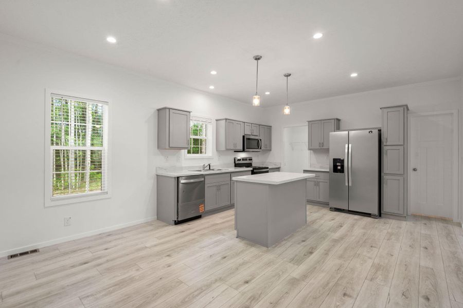 Furnished interior view inside a new home in , Cottageville (Image 3).