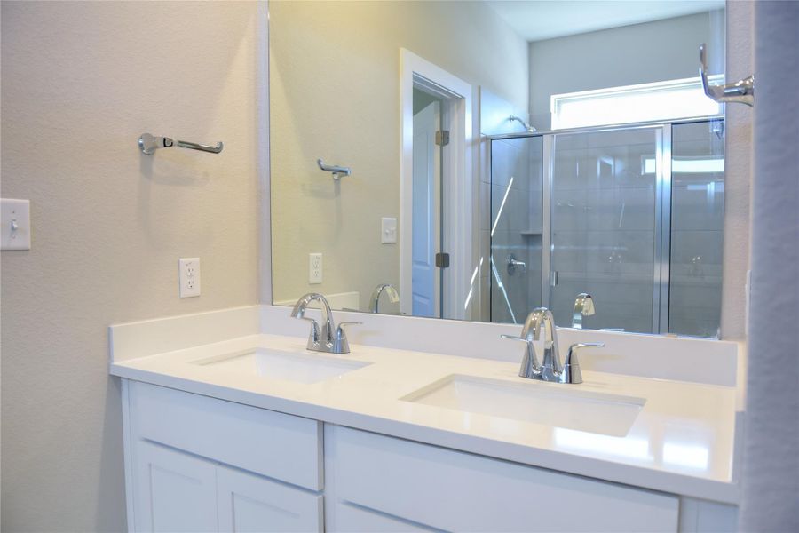 Primary Bath retreat with dual vanities Primary Bath retreat with dual vanities