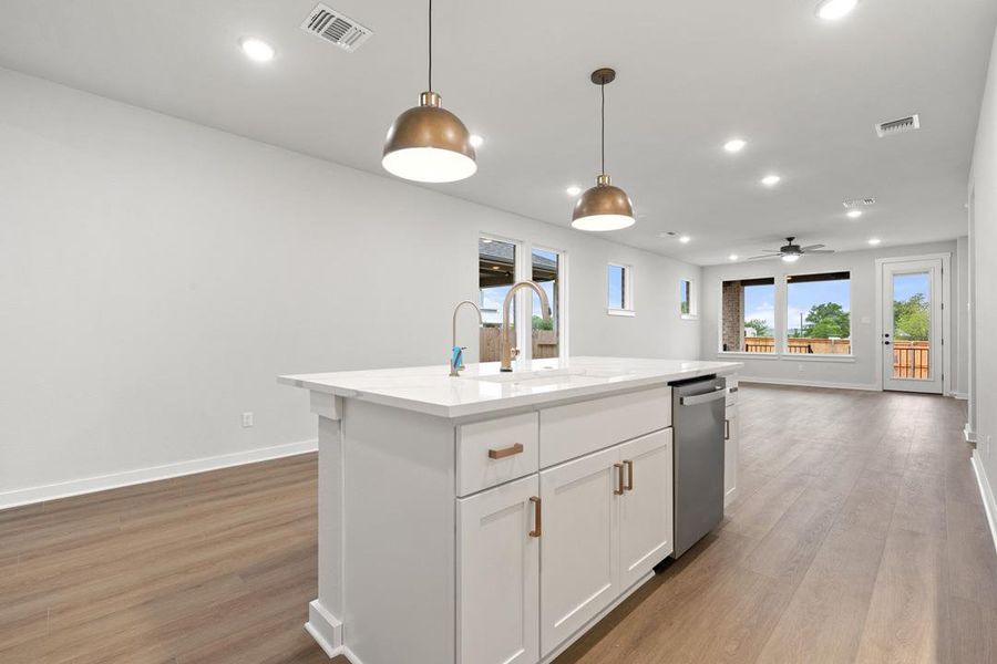 Furnished interior view inside a new home in Flora, Hutto (Image 5).