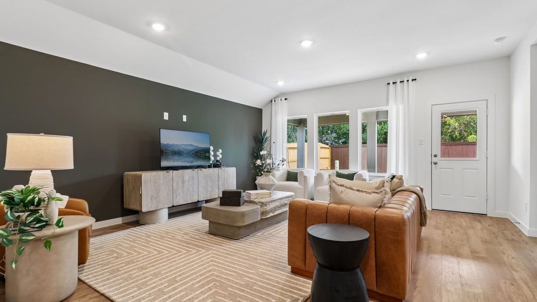 Furnished interior view inside a new home in Evergreen, Rosenberg (Image 5).