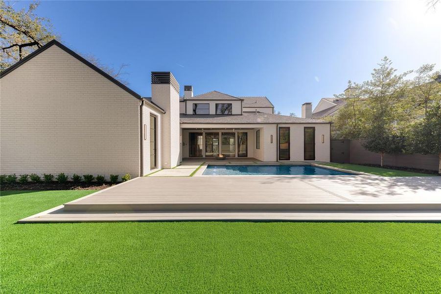 Front exterior of a new home in , Dallas, TX, highlighting curb appeal (Image 13).