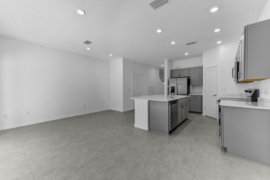 Furnished interior view inside a new home in Vinterra Townhomes, Nokomis (Image 9).