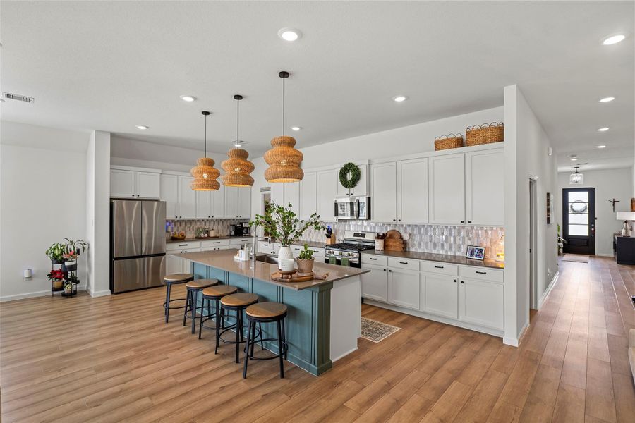 Furnished interior view inside a new home in The Trails, New Caney (Image 13). Furnished interior view inside a new home in The Trails, New Caney (Image 13).