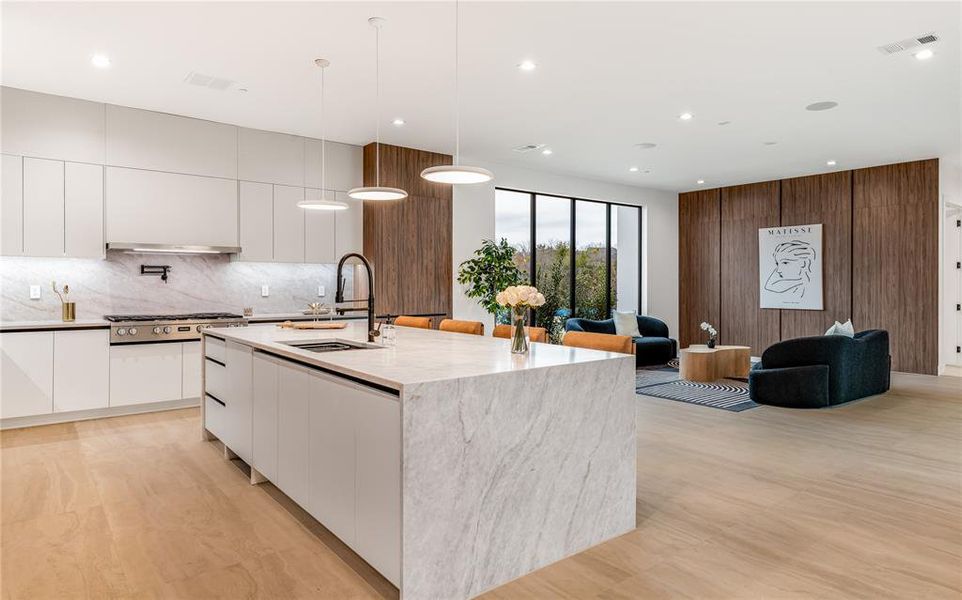 Furnished interior view inside a new home in , Heath (Image 26).