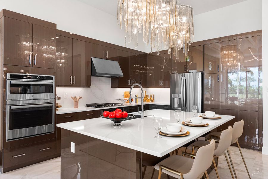 Representative furnished interior of a home built from the Calypso by GL Homes in Apex at Avenir, Palm Beach Gardens (Image 5).