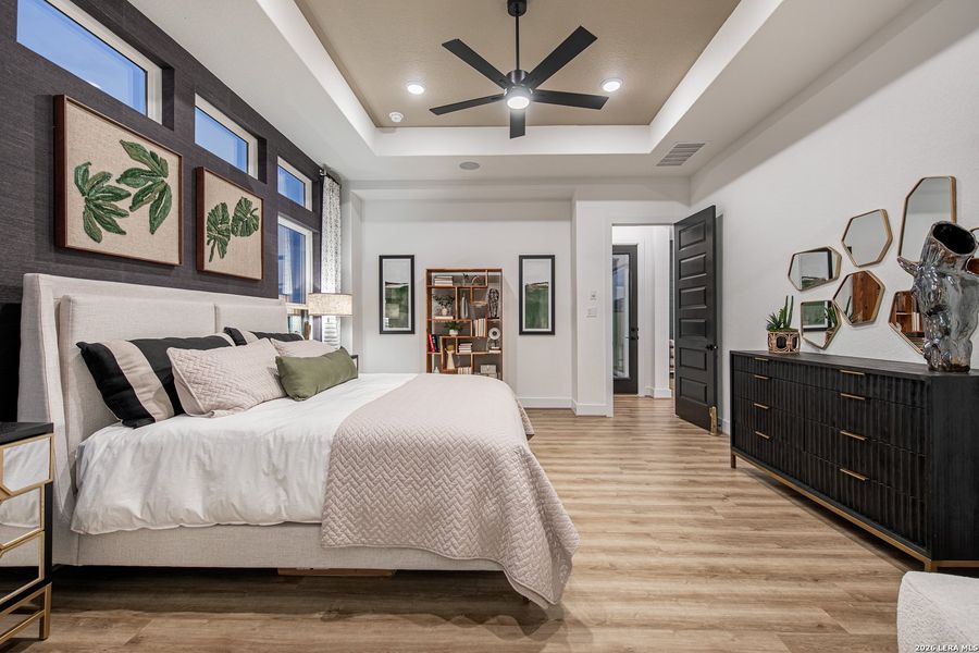 Furnished interior view inside a new home in Mesa Western, Cibolo (Image 10).