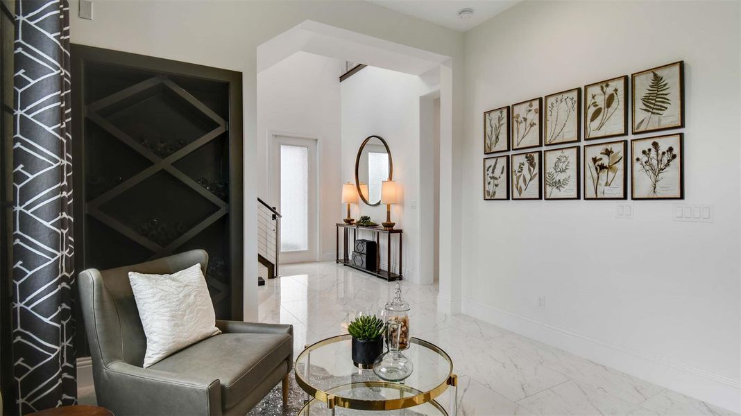 Furnished interior view inside a new home in Artistry Palm Beach, Palm Beach (Image 8).