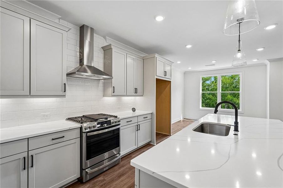 Furnished interior view inside a new home in Millcroft Townhomes, Buford (Image 11).