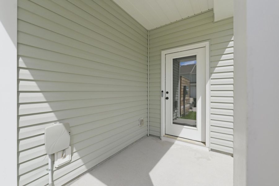 Exterior details and patio area of a home in , Summerville (Image 3). Exterior details and patio area of a home in , Summerville (Image 3).