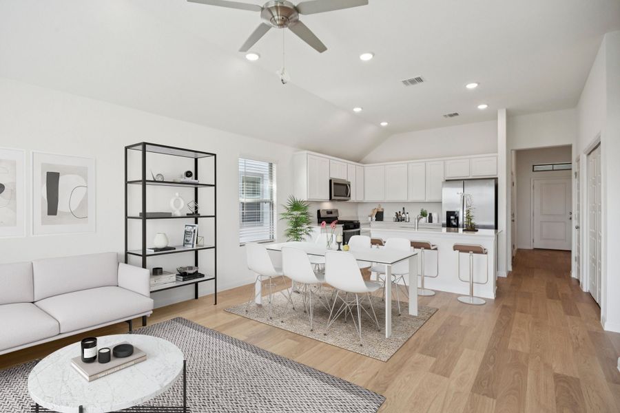 First Floor in the Pinehurst home plan by Trophy Signature Homes - REPRESENTATIVE PHOTO First Floor in the Pinehurst home plan by Trophy Signature Homes - REPRESENTATIVE PHOTO