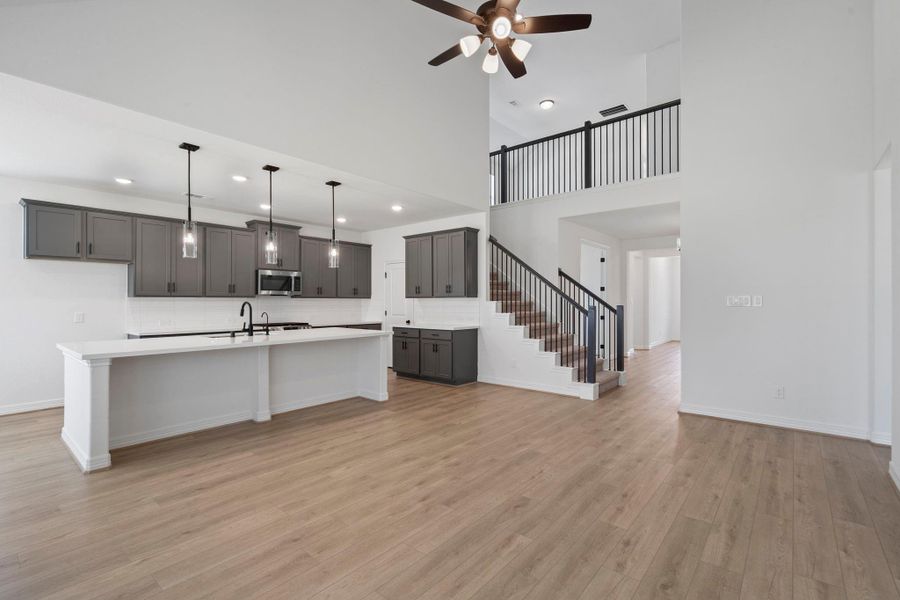 Furnished interior view inside a new home in Westland Ranch, League City (Image 6). Furnished interior view inside a new home in Westland Ranch, League City (Image 6).