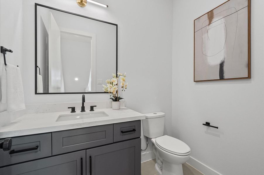 Furnished interior view inside a new home in , Houston (Image 17).