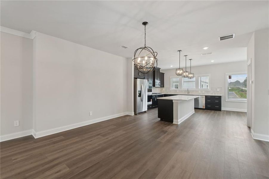 Spacious, unfurnished interior of a new home in Martin Springs - Highland Series, Lawrenceville (Image 30).