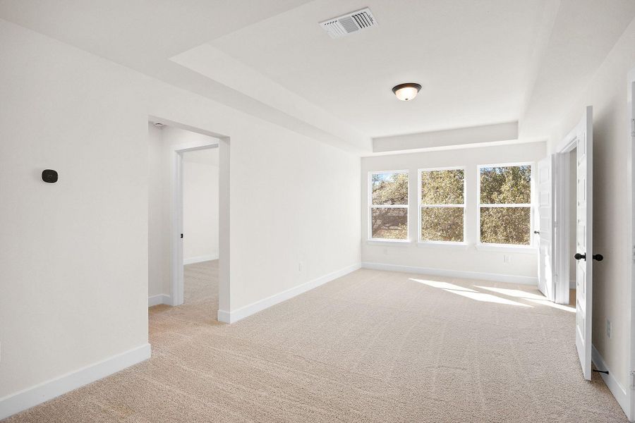 Spacious, unfurnished interior of a new home in Bridgeland, Cypress (Image 33).