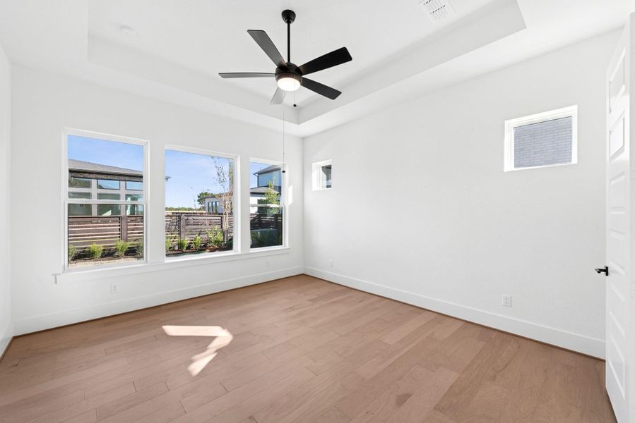 Spacious, unfurnished interior of a new home in Easthaven at Bridgeland Central - Horizon Collection, Cypress (Image 30).