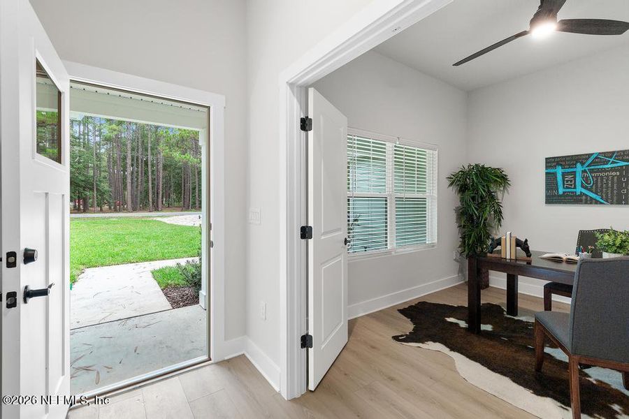 Furnished interior view inside a new home in , Jacksonville (Image 39).