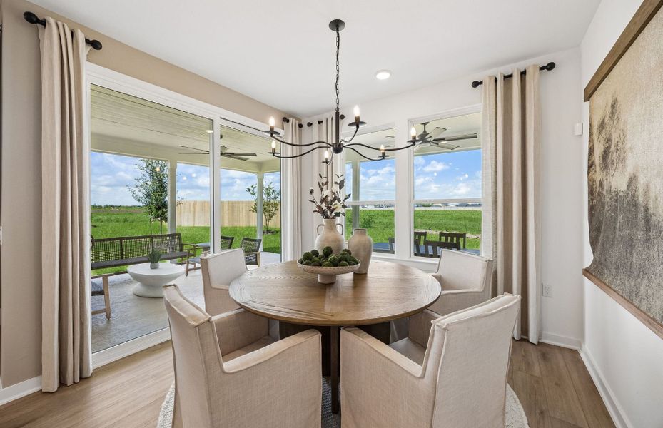 Representative furnished interior of a home built from the Mystique by Del Webb in Del Webb Sugar Land at Ryehill, Rosenberg (Image 18). Representative furnished interior of a home built from the Mystique by Del Webb in Del Webb Sugar Land at Ryehill, Rosenberg (Image 18).