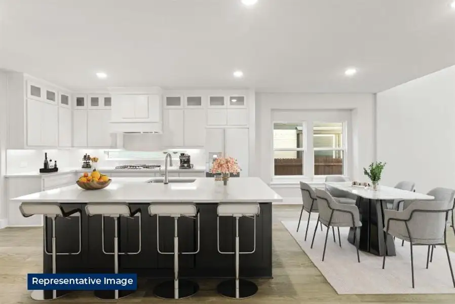 Furnished interior view inside a new home in Villages of Creekwood, Frisco (Image 9).