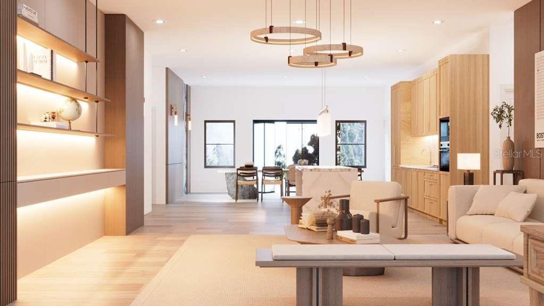 Furnished interior view inside a new home in , Ocala (Image 5).