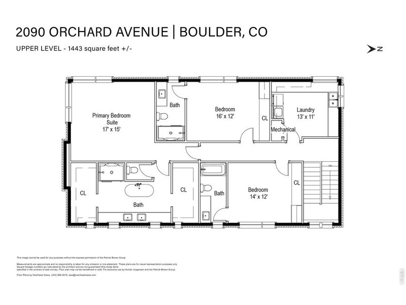 2D floor plan layout of this home in , Boulder, CO (Image 11).