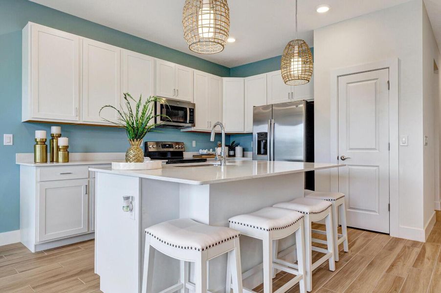 Furnished interior view inside a new home in Aspire at Hawks Ridge, Port St. Lucie (Image 5).