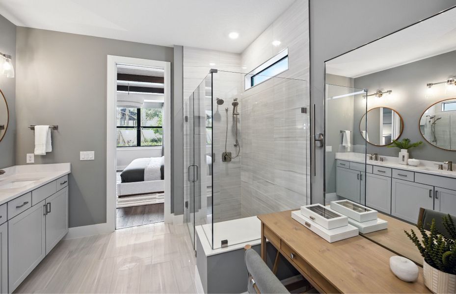 Spa-like Owner's Bath