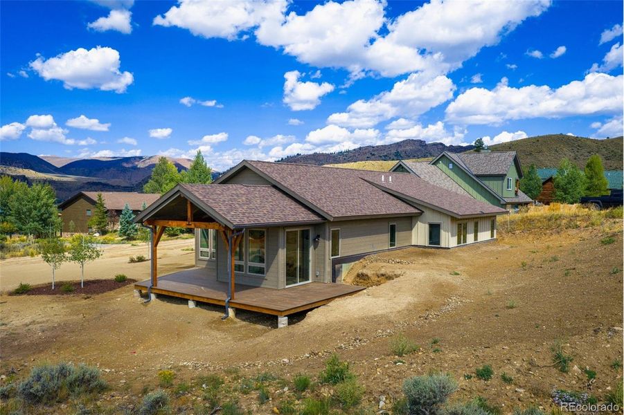 Front exterior of a new home in , Hot Sulphur Springs, CO, highlighting curb appeal (Image 25).