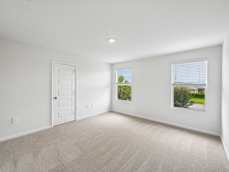 Spacious, unfurnished interior of a new home in Meritage Homes at Central Park, Port St. Lucie (Image 17). Spacious, unfurnished interior of a new home in Meritage Homes at Central Park, Port St. Lucie (Image 17).