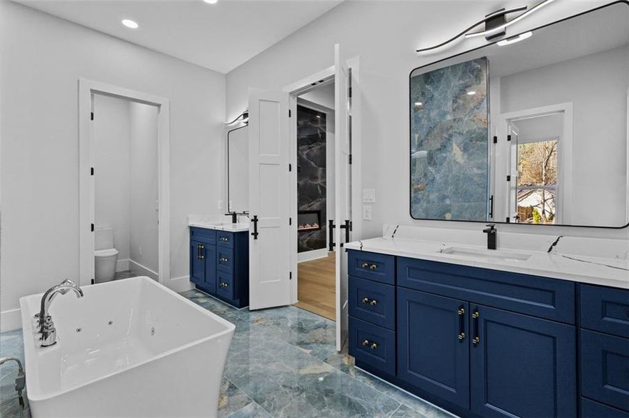 Furnished interior view inside a new home in , Monroe (Image 10).