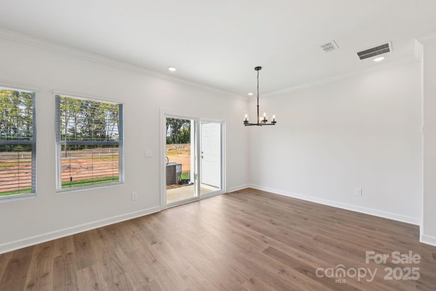 Photo is not of the actual home, but is an inspirational photo of builder’s model home and may depict options, furnishings, and/or decorator features that are not included