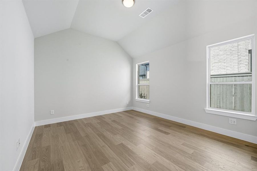 Spacious, unfurnished interior of a new home in Pecan Square: 40ft. lots, Northlake (Image 17). Spacious, unfurnished interior of a new home in Pecan Square: 40ft. lots, Northlake (Image 17).