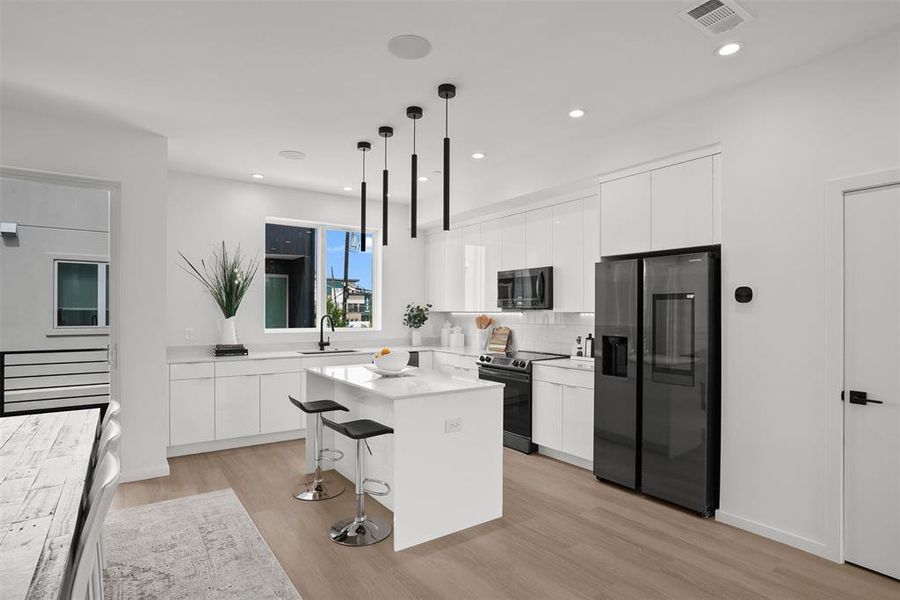 Furnished interior view inside a new home in , Dallas (Image 11).