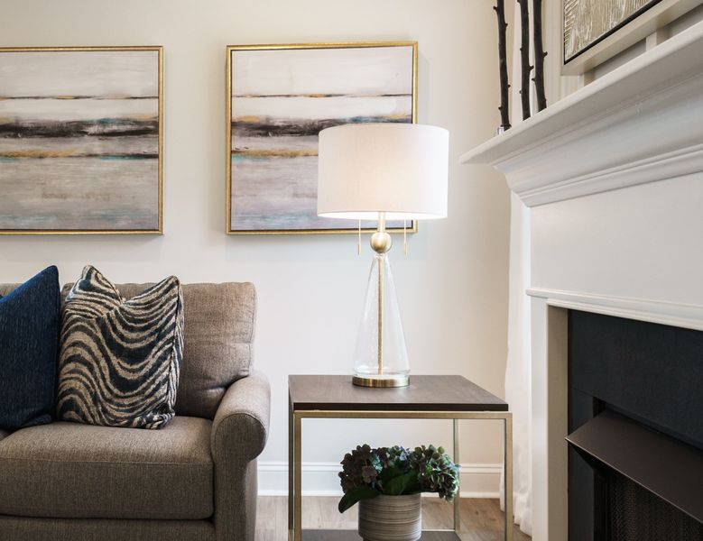 Representative furnished interior of a home built from the The Kensington A by Cothran Homes in Reidville Town Center, Reidville (Image 13).