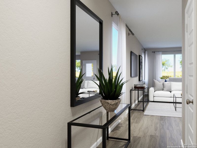 Furnished interior view inside a new home in Katzer Ranch, Converse (Image 12).