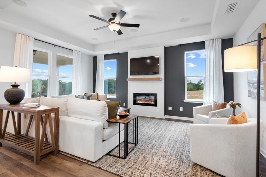 Representative furnished interior of a home built from the The Edison C by Davidson Homes LLC in Kelly Preserve, Loganville (Image 15).