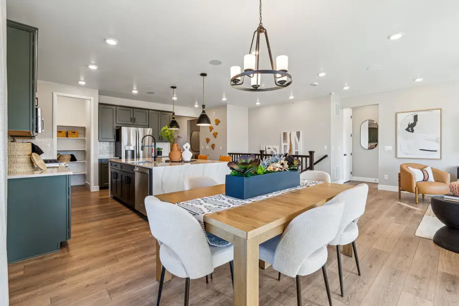 Furnished interior view inside a new home in Trailstone, Arvada (Image 17).
