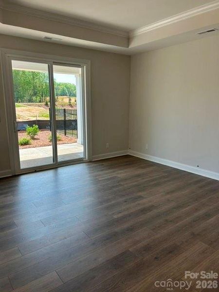 Spacious, unfurnished interior of a new home in The Courtyards at Hodges Farm, Charlotte (Image 19). Spacious, unfurnished interior of a new home in The Courtyards at Hodges Farm, Charlotte (Image 19).