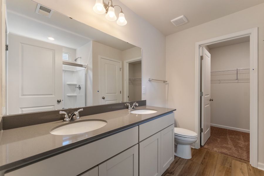 Furnished interior view inside a new home in Braxton Place, Moore (Image 9).