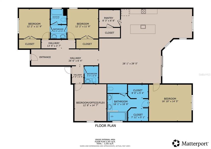 2D floor plan layout of this home in , Mulberry, FL (Image 5).