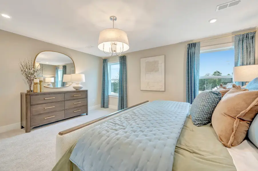 Furnished interior view inside a new home in Roberts Crossing, Cary (Image 9). Furnished interior view inside a new home in Roberts Crossing, Cary (Image 9).