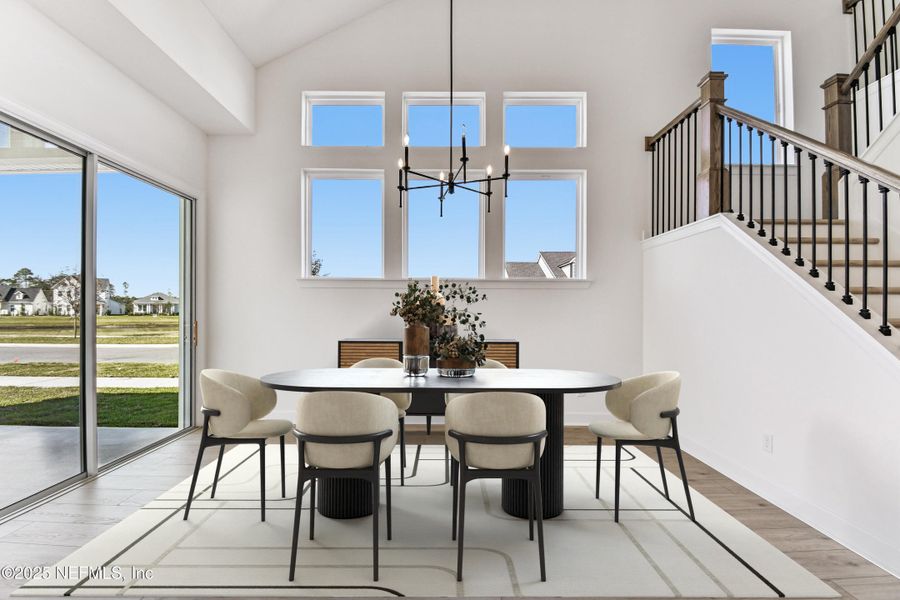 Furnished interior view inside a new home in Seven Pines 50' Front Entry, Jacksonville (Image 11).