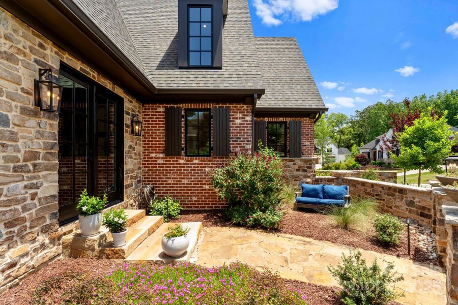 Front exterior of a new home in , Cornelius, NC, highlighting curb appeal (Image 20). Front exterior of a new home in , Cornelius, NC, highlighting curb appeal (Image 20).