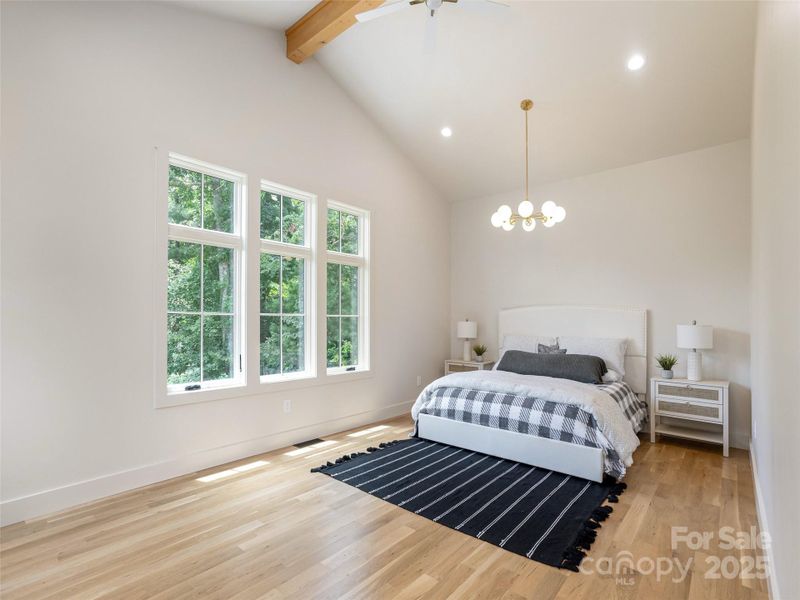 Furnished interior view inside a new home in , Asheville (Image 33).