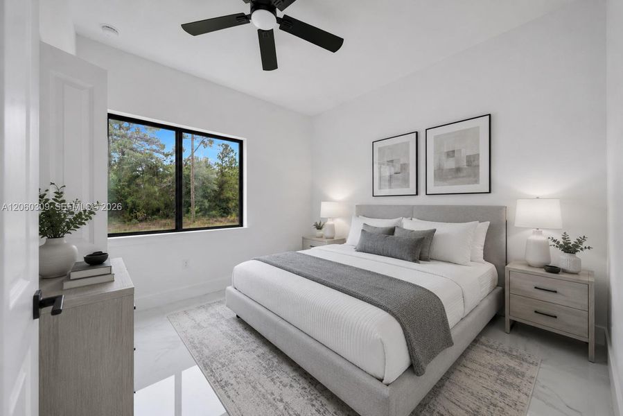 Furnished interior view inside a new home in , Lehigh Acres (Image 39).