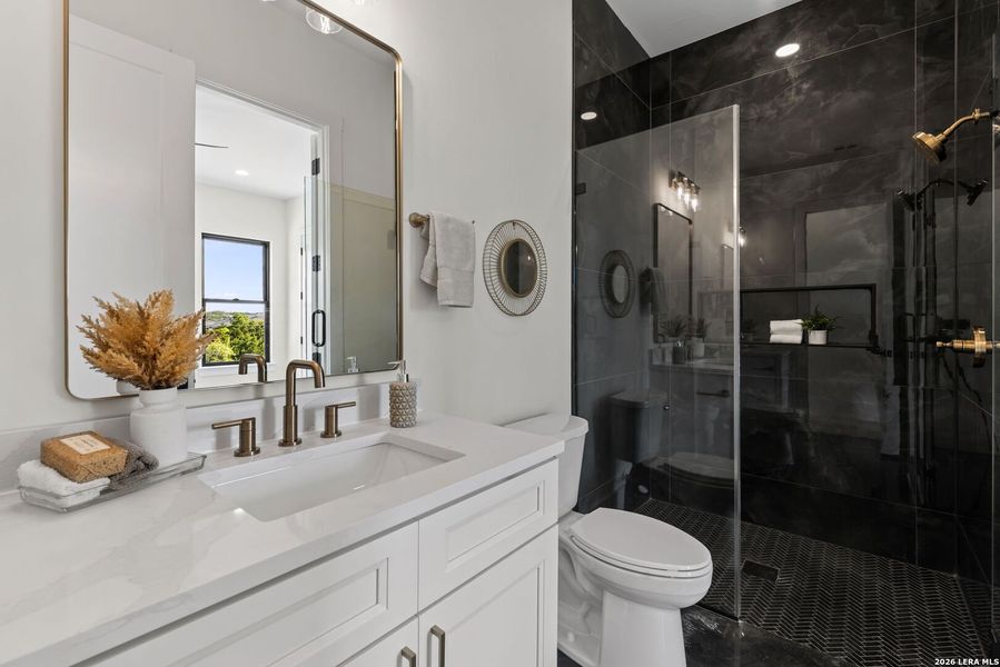 Furnished interior view inside a new home in , San Antonio (Image 18). Furnished interior view inside a new home in , San Antonio (Image 18).