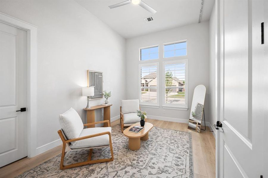 Furnished interior view inside a new home in , Van Alstyne (Image 24).