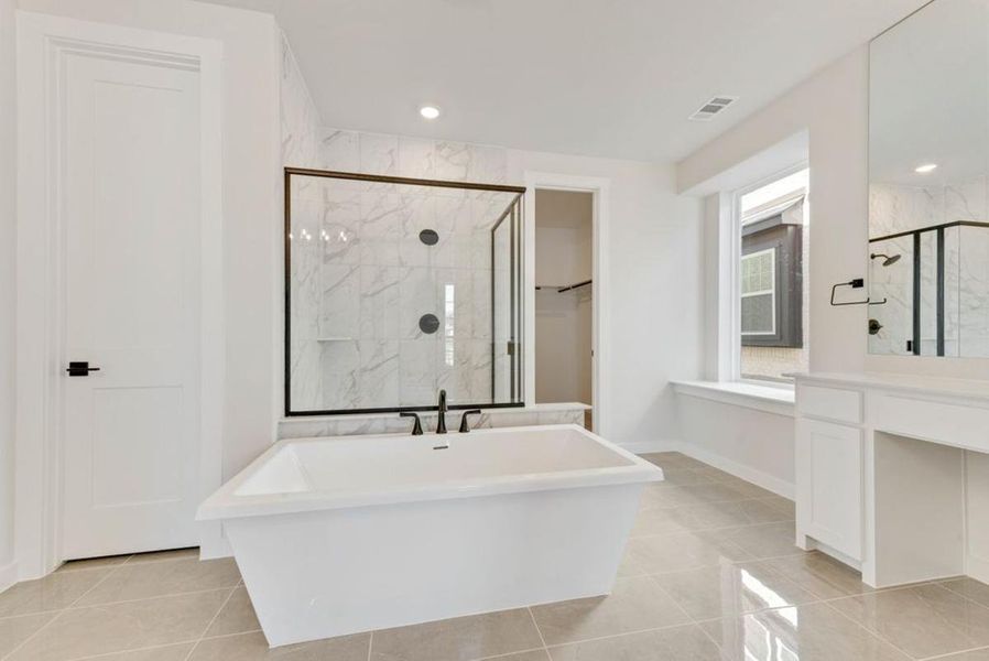 Furnished interior view inside a new home in Trails at Cottonwood Creek, Rowlett (Image 12).